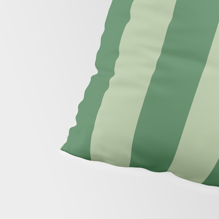 Vertical Stripes Sage Green Vertical Lines Vintage Geometric Retro Tropical Modern Minimal Pattern Pillow Sham Gallery Image 4
