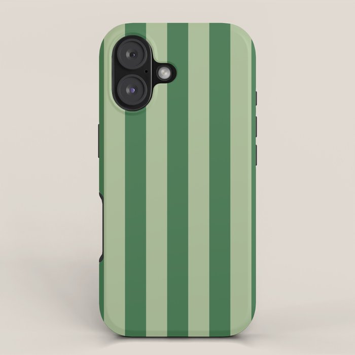 Vertical Stripes Sage Green Vertical Lines Vintage Geometric Retro Tropical Modern Minimal Pattern iPhone Case Gallery Image 1