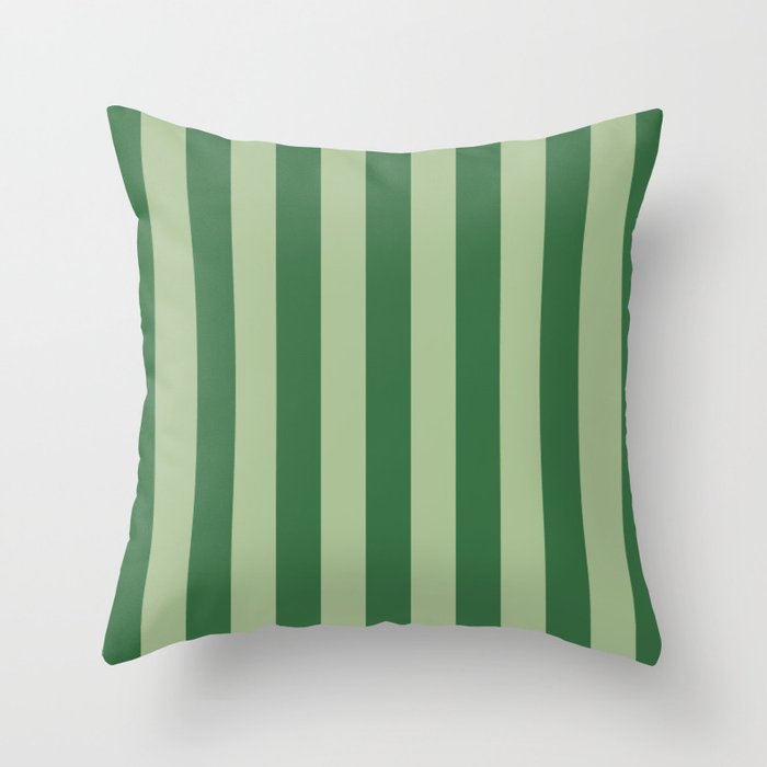 Vertical Stripes Sage Green Vertical Lines Vintage Geometric Retro Tropical Modern Minimal Pattern Throw Pillow Gallery Image 1