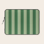Vertical Stripes Sage Green Vertical Lines Vintage Geometric Retro Tropical Modern Minimal Pattern Laptop Sleeve Gallery Image 1
