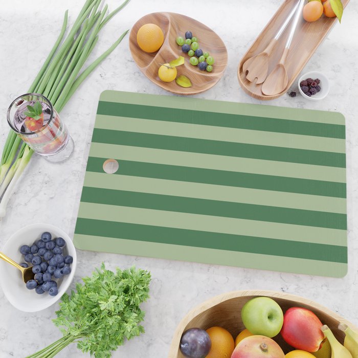 Vertical Stripes Sage Green Vertical Lines Vintage Geometric Retro Tropical Modern Minimal Pattern Cutting Board Gallery Image 2