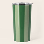 Vertical Stripes Sage Green Vertical Lines Vintage Geometric Retro Tropical Modern Minimal Pattern Travel Mug Gallery Image 1