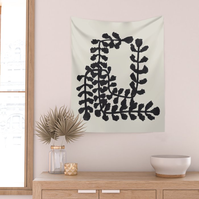 Ink Vine  Wall Tapestry Gallery Image 2
