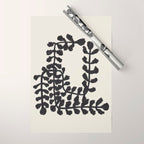 Ink Vine  Wrapping Paper Gallery Image 1