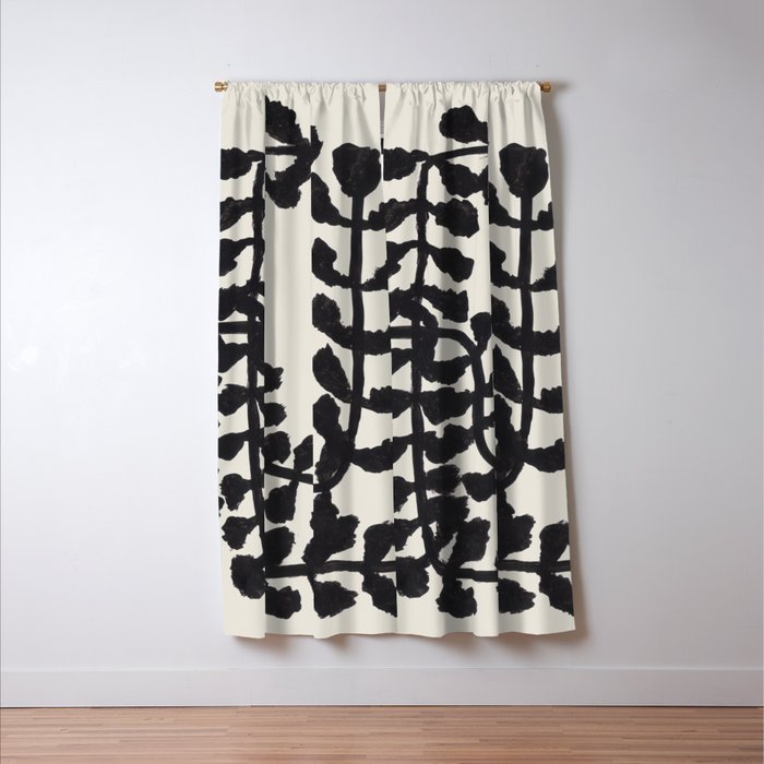 Ink Vine  Window Curtain Gallery Image 3
