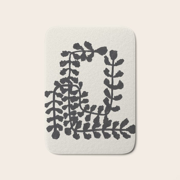 Ink Vine  Bath Mat Gallery Image 1