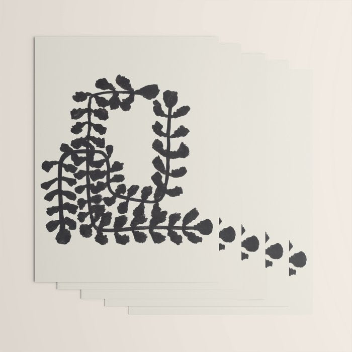 Ink Vine  Wrapping Paper Gallery Image 3