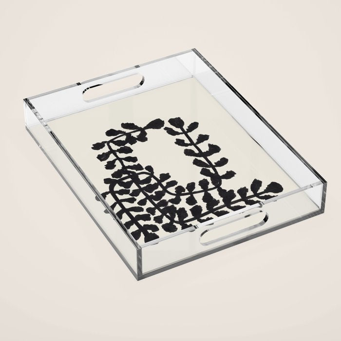 Ink Vine  Acrylic Tray Gallery Image 1