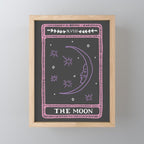 Moon Tarot Card Mini Art Print Gallery Image 1
