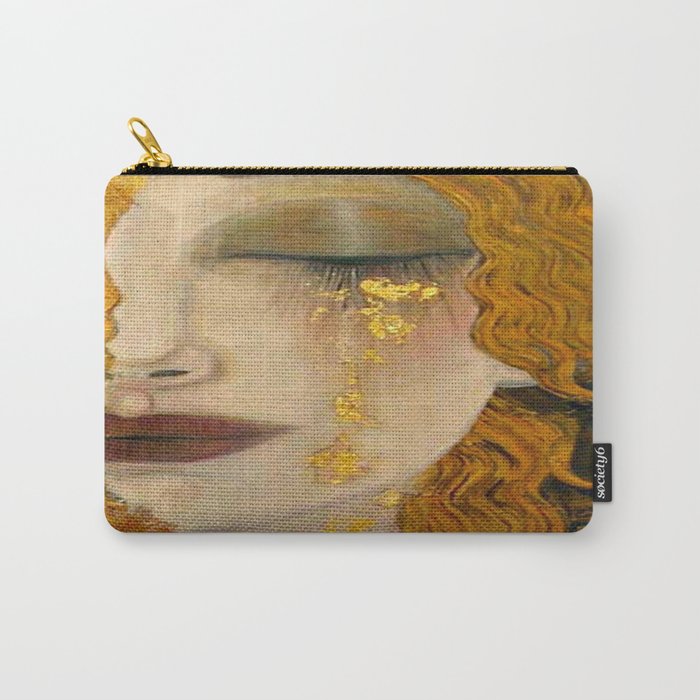 Gustav Klimt - Golden Tears ,No.1, Carry All Pouch Gallery Image 1