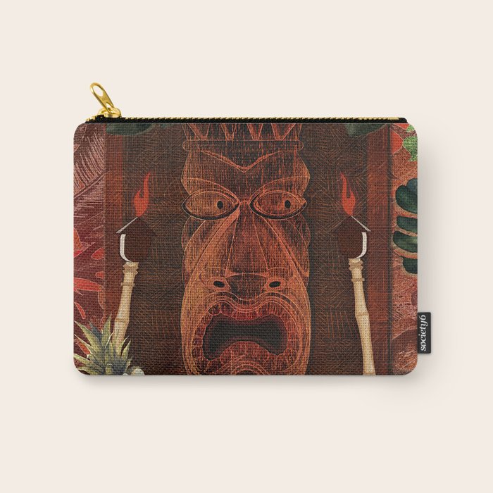 Forbidden Luau Tiki Party Carry All Pouch Gallery Image 1