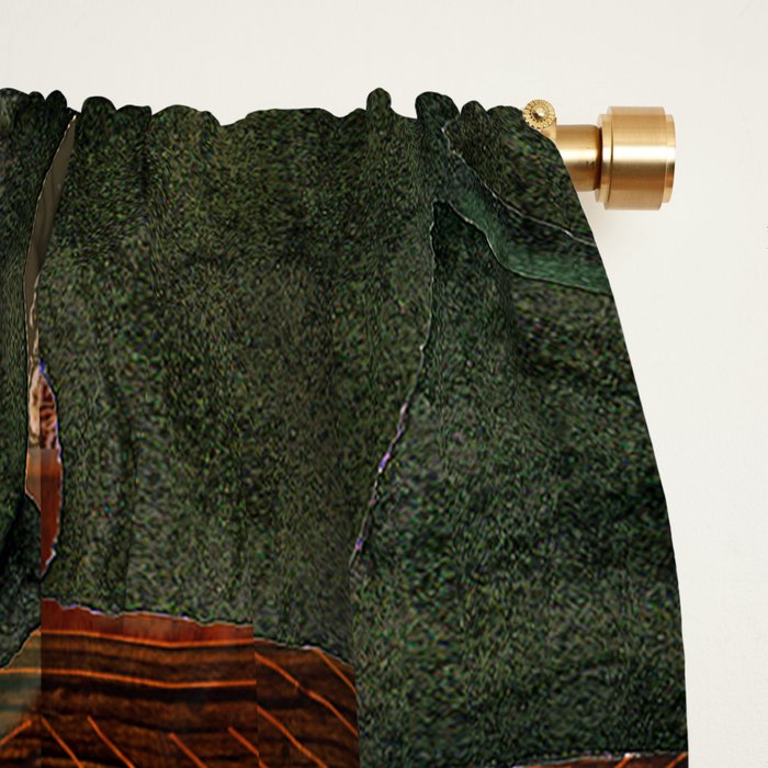 Forbidden Luau Tiki Party Window Curtain Gallery Image 2