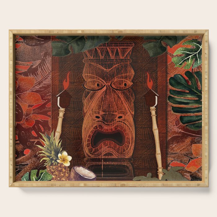 Forbidden Luau Tiki Party Serving Tray Gallery Image 1