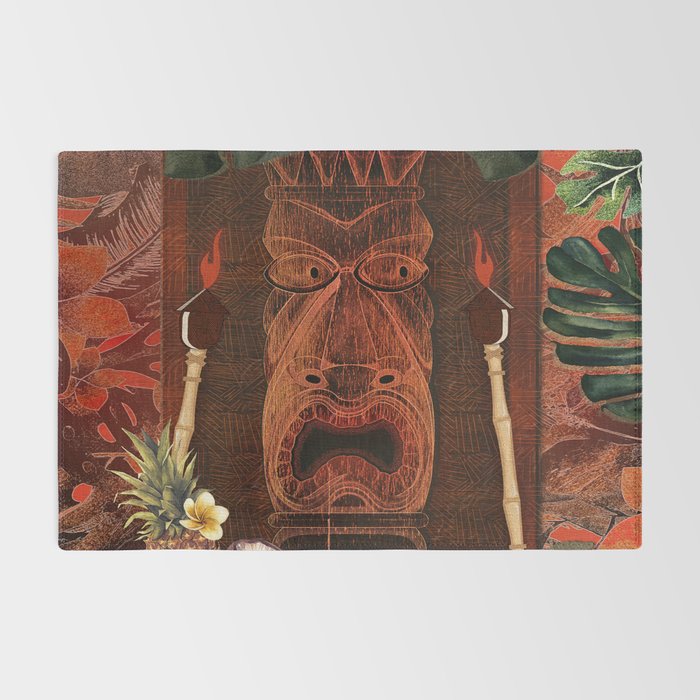 Forbidden Luau Tiki Party Rug Gallery Image 2