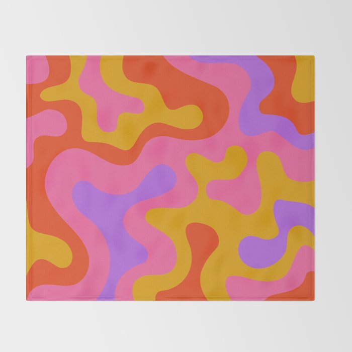 Standing on the edge Throw Blanket Gallery Image 2