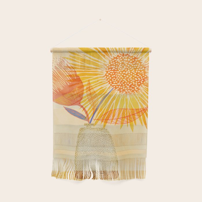 Tuesday Afternoon Sunflowers Still Life Wall Hanging Gallery Image 1