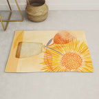 Tuesday Afternoon Sunflowers Still Life Rug Gallery Image 1