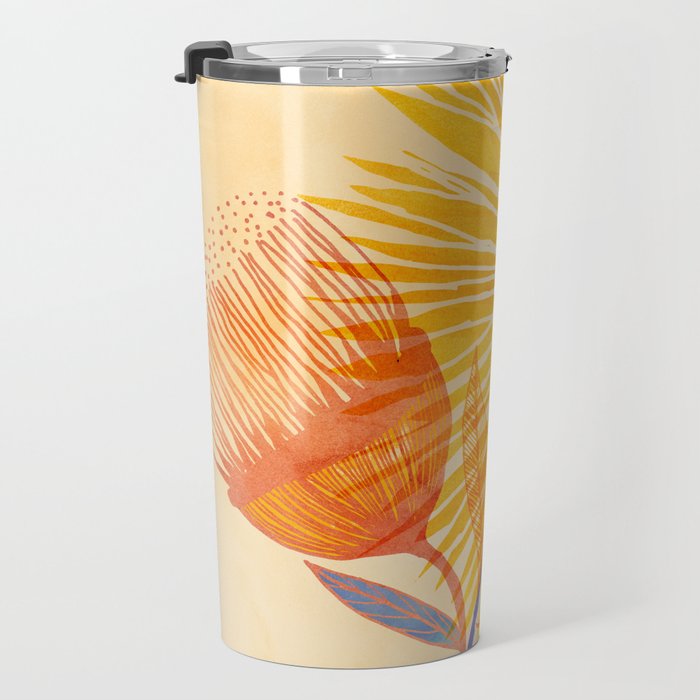 Tuesday Afternoon Sunflowers Still Life Travel Mug Gallery Image 3