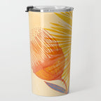 Tuesday Afternoon Sunflowers Still Life Travel Mug Gallery Image 3