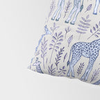 Blue Giraffe Pattern Pillow Sham Gallery Image 4