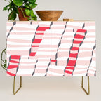 City life always up pearl pink Credenza Gallery Image 1