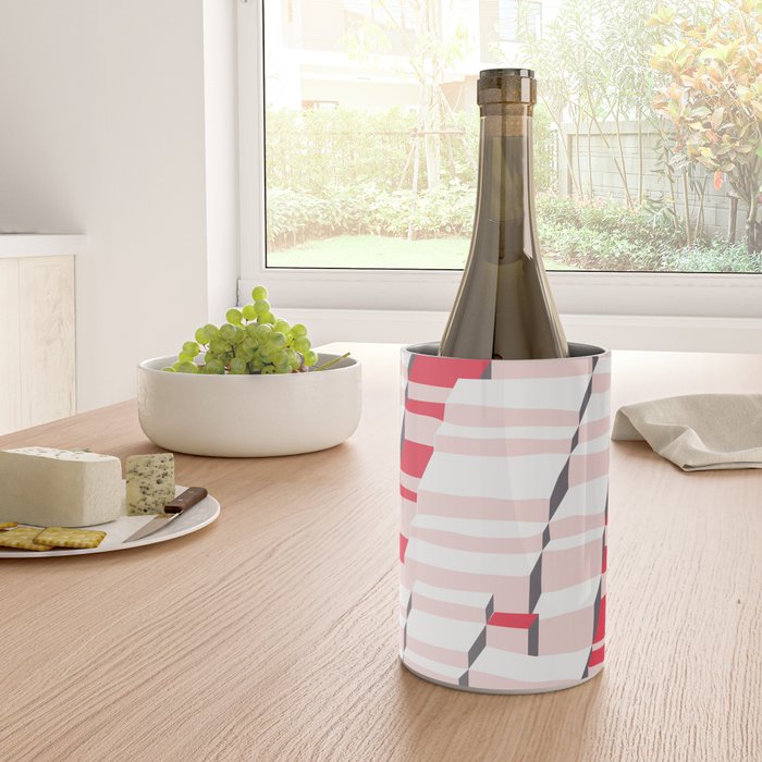 City life always up pearl pink Wine Chiller Gallery Image 4