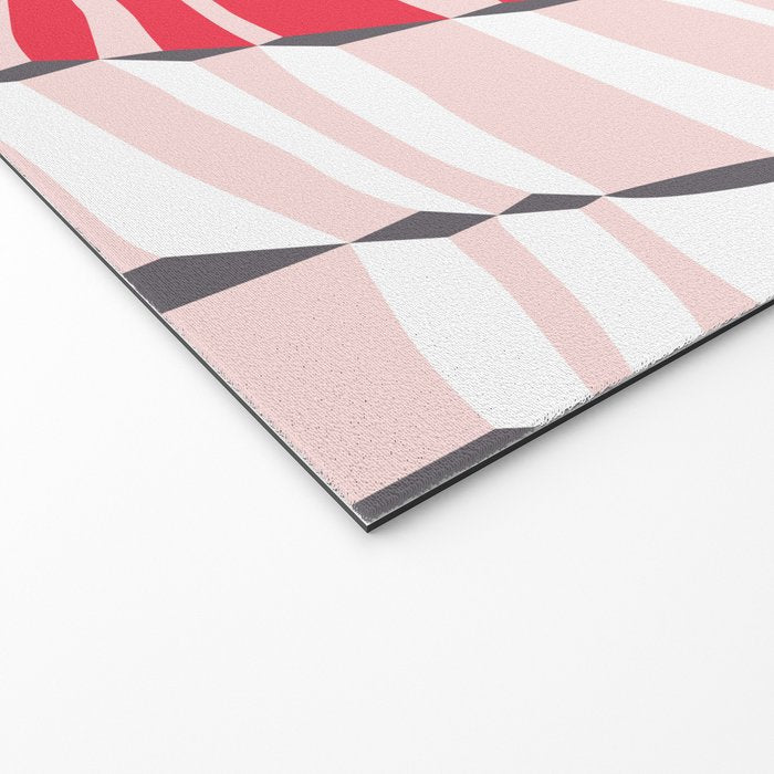 City life always up pearl pink Welcome Mat Gallery Image 2