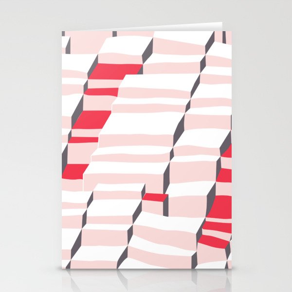 City life always up pearl pink Stationery Card Gallery Image 2