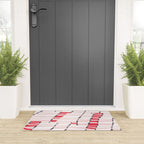 City life always up pearl pink Welcome Mat Gallery Image 3