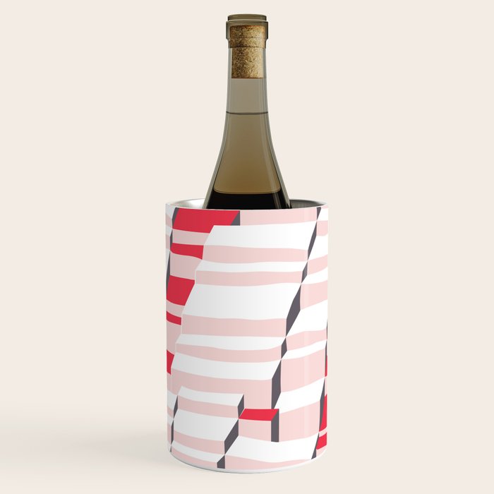 City life always up pearl pink Wine Chiller Gallery Image 1