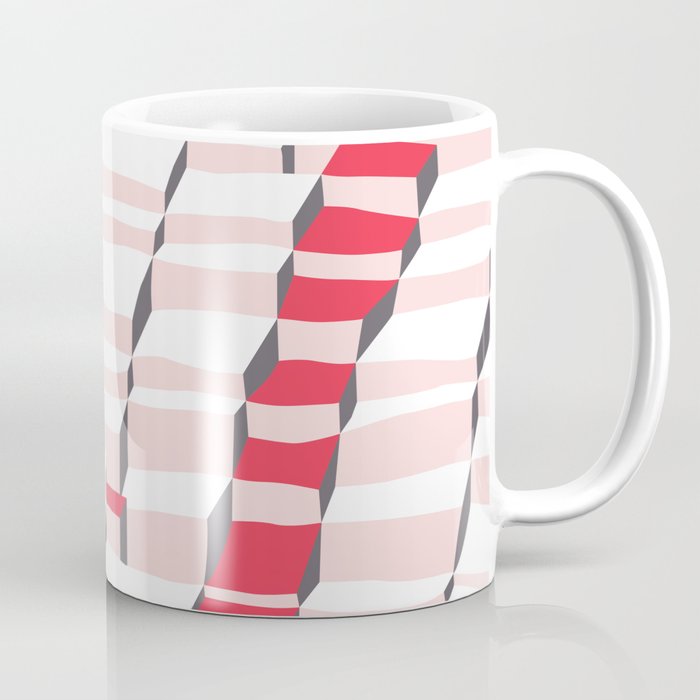 City life always up pearl pink Coffee Mug Gallery Image 1