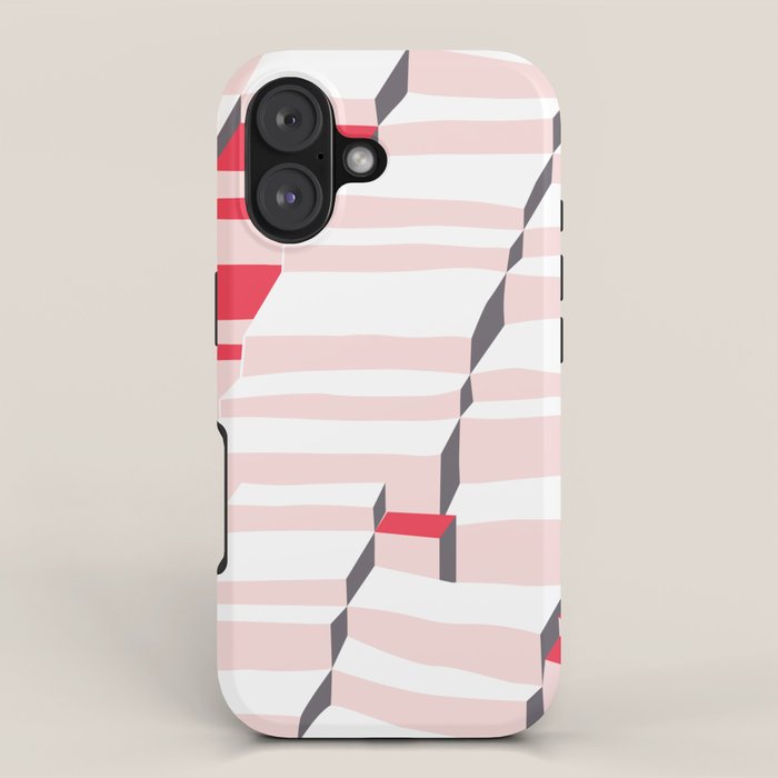 City life always up pearl pink iPhone Case Gallery Image 1