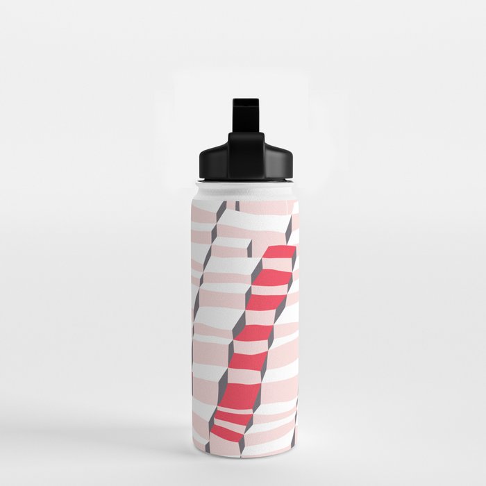 City life always up pearl pink Water Bottle Gallery Image 2