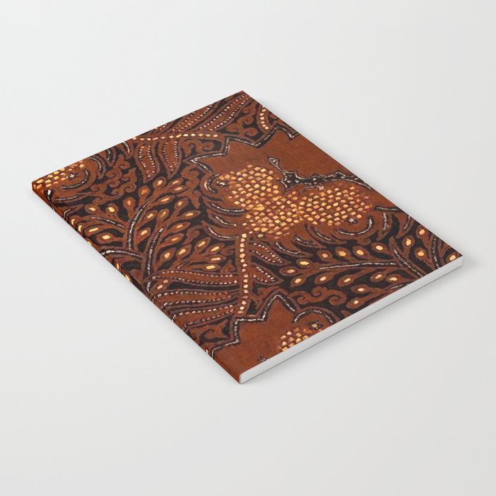 Copper Batik Pattern Abstract Digital Vector Nature Art Notebook Gallery Image 2
