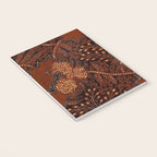 Copper Batik Pattern Abstract Digital Vector Nature Art Notebook Gallery Image 3