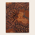 Copper Batik Pattern Abstract Digital Vector Nature Art Notebook Gallery Image 4