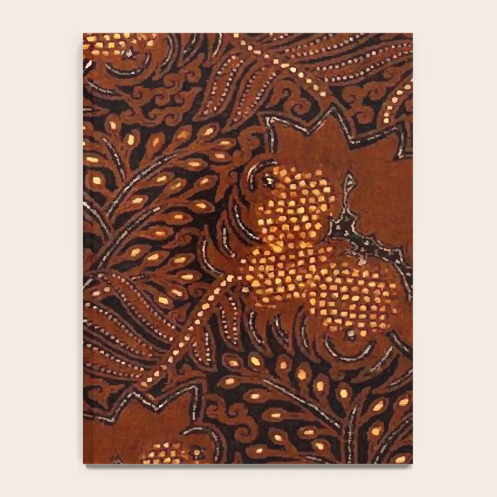 Copper Batik Pattern Abstract Digital Vector Nature Art Notebook Gallery Image 4