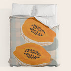 Papaya Afternoon Duvet Cover Gallery Image 2