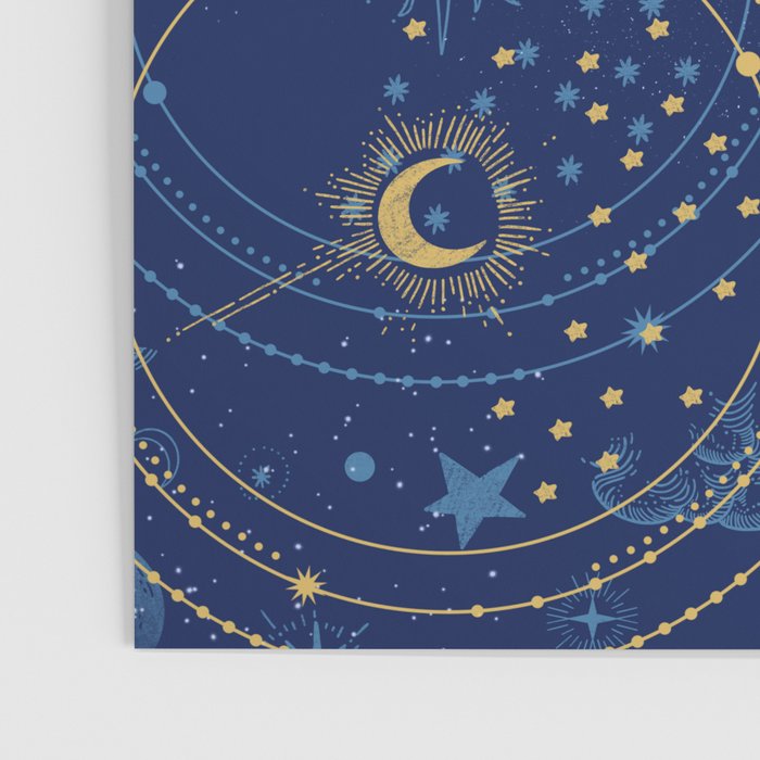Pattern mystic celestial dark A Poster Gallery Image 3