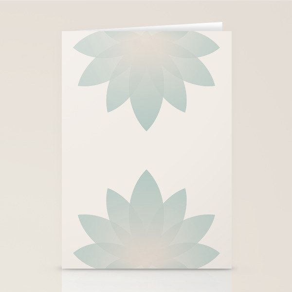 Lotus Flower Minimalism VI Stationery Card Gallery Image 2