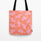 Year of the Tiger - Orange/Pink Tote Bag Gallery Image 1