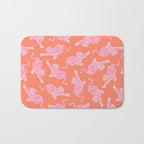 Year of the Tiger - Orange/Pink Bath Mat Gallery Image 1