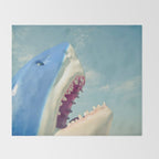Shark! Throw Blanket Gallery Image 2
