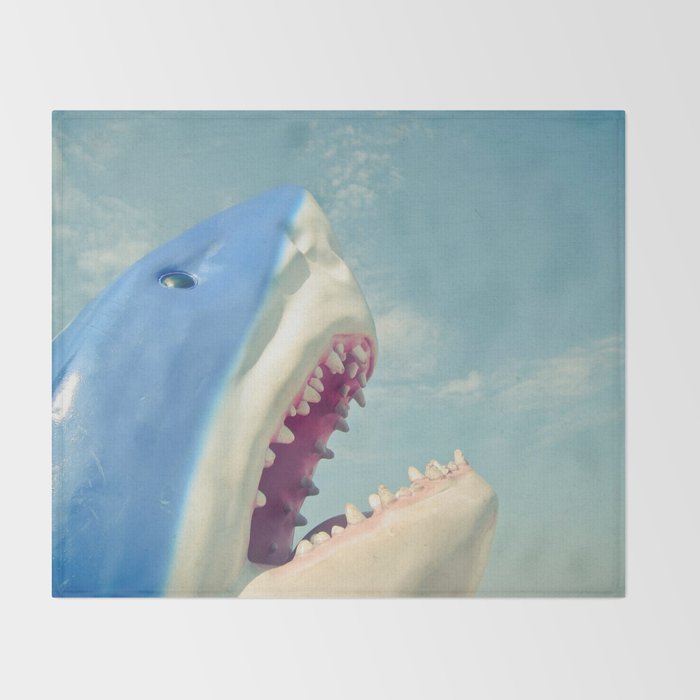Shark! Throw Blanket Gallery Image 2
