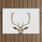 Deer Head Outdoor Rug Gallery Image 1