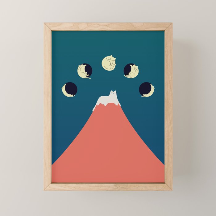 Cat Landscape 88 Mini Art Print Gallery Image 1