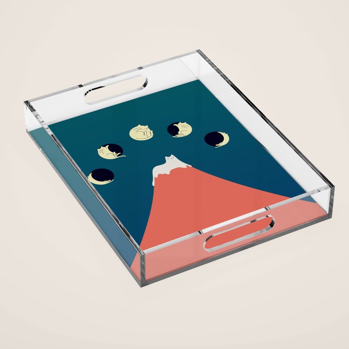 Cat Landscape 88 Acrylic Tray Gallery Image 1