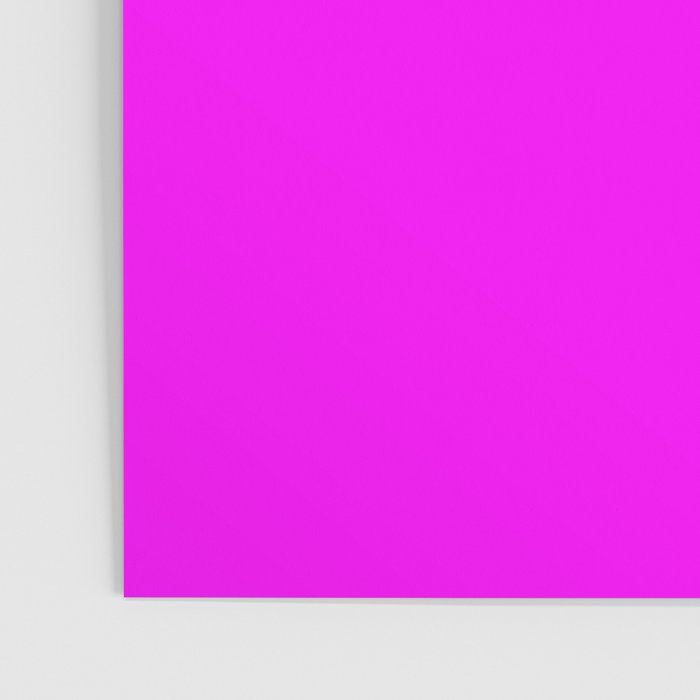 Neon Yellow and Bright Hot Pink Ombré  Shade Color Fade Poster Gallery Image 3