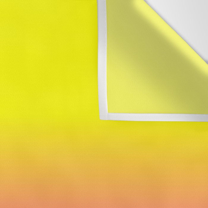 Neon Yellow and Bright Hot Pink Ombré  Shade Color Fade Wall Tapestry Gallery Image 3