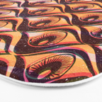 Hypnotized - vintage gold Bath Mat Gallery Image 3